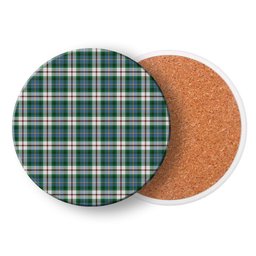 ScotsTee Shop Scottish McLeod Of Californian Ancient Tartan Drinks Coasters – Wood, Rubber, Ceramic