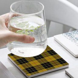 ScotsTee Shop Scottish McLeod of Lewis Ancient Tartan Drinks Coasters – Wood, Rubber, Ceramic