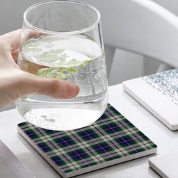 ScotsTee Shop Scottish McLeod Of Californian Tartan Drinks Coasters – Wood, Rubber, Ceramic