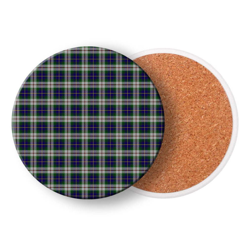 ScotsTee Shop Scottish McLeod Of Californian Tartan Drinks Coasters – Wood, Rubber, Ceramic
