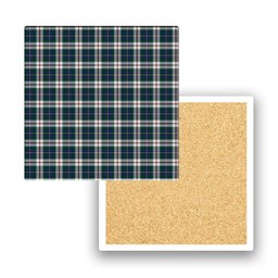 ScotsTee Shop Scottish McLeod Of Californian Modern Tartan Drinks Coasters – Wood, Rubber, Ceramic