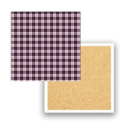 ScotsTee Shop Scottish McPherson Hunting Modern Tartan Drinks Coasters – Wood, Rubber, Ceramic