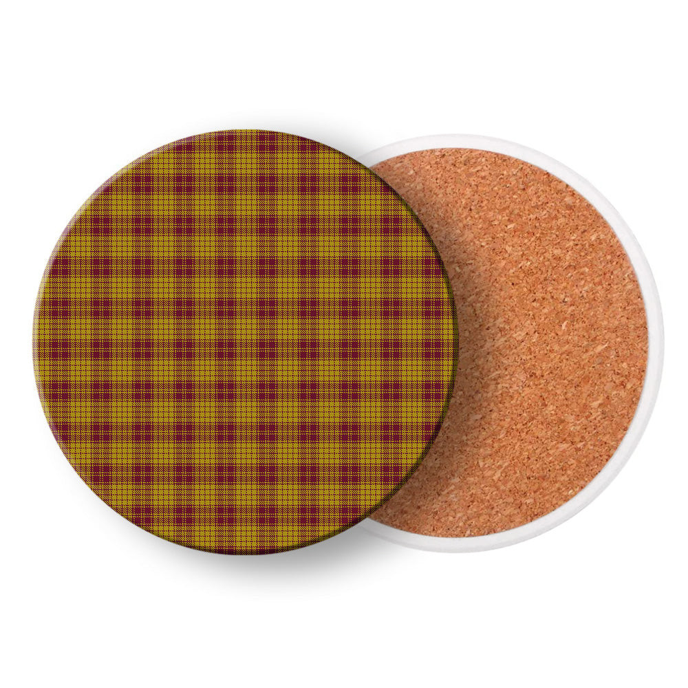 ScotsTee Shop Scottish McMillan Dress Tartan Drinks Coasters – Wood, Rubber, Ceramic