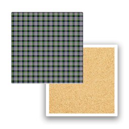 ScotsTee Shop Scottish McNaughton Dress Tartan Drinks Coasters – Wood, Rubber, Ceramic