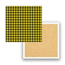 ScotsTee Shop Scottish McLeod of Lewis Modern Tartan Drinks Coasters – Wood, Rubber, Ceramic