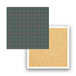 ScotsTee Shop Scottish McFarland Hunting Ancient Tartan Drinks Coasters – Wood, Rubber, Ceramic