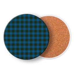 ScotsTee Shop Scottish Murray of Elibank Tartan Drinks Coasters – Wood, Rubber, Ceramic