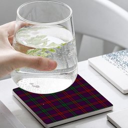 ScotsTee Shop Scottish Montgomrie or Montgomery of Eglinton Tartan Drinks Coasters – Wood, Rubber, Ceramic