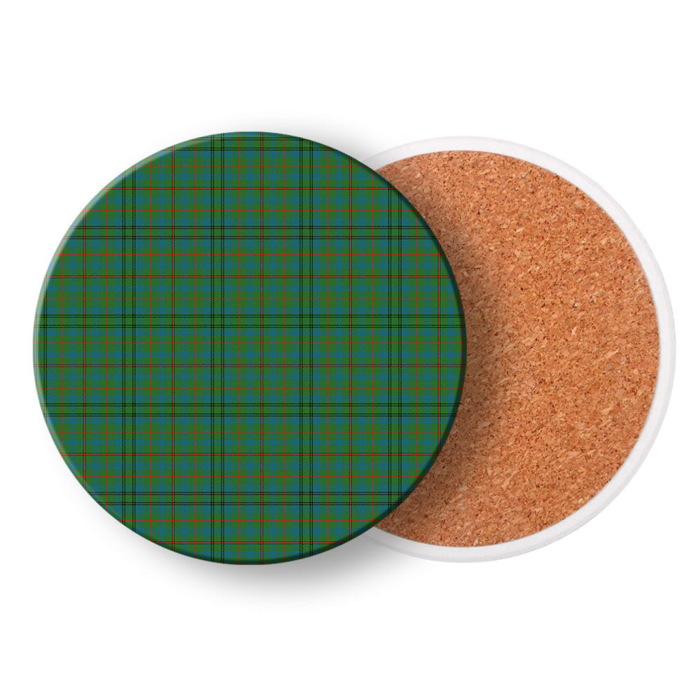 ScotsTee Shop Scottish Moncreiffe of Atholl Ancient Tartan Drinks Coasters – Wood, Rubber, Ceramic