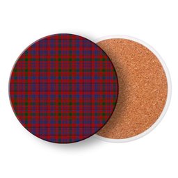 ScotsTee Shop Scottish Murray of Tullibardine Tartan Drinks Coasters – Wood, Rubber, Ceramic
