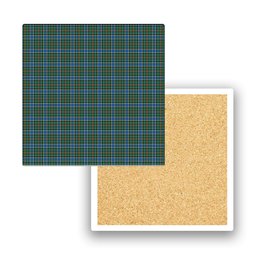 ScotsTee Shop Scottish Ogilvie (Ogilvy Hunting Ancient Tartan Drinks Coasters – Wood, Rubber, Ceramic