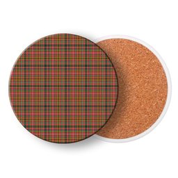 ScotsTee Shop Scottish Ogilvie (Ogilvy of Strathallan Modern Tartan Drinks Coasters – Wood, Rubber, Ceramic