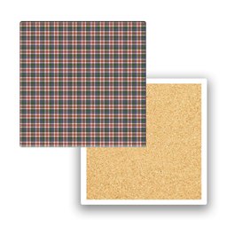 ScotsTee Shop Scottish Robertson Dress #2 Ancient Tartan Drinks Coasters – Wood, Rubber, Ceramic