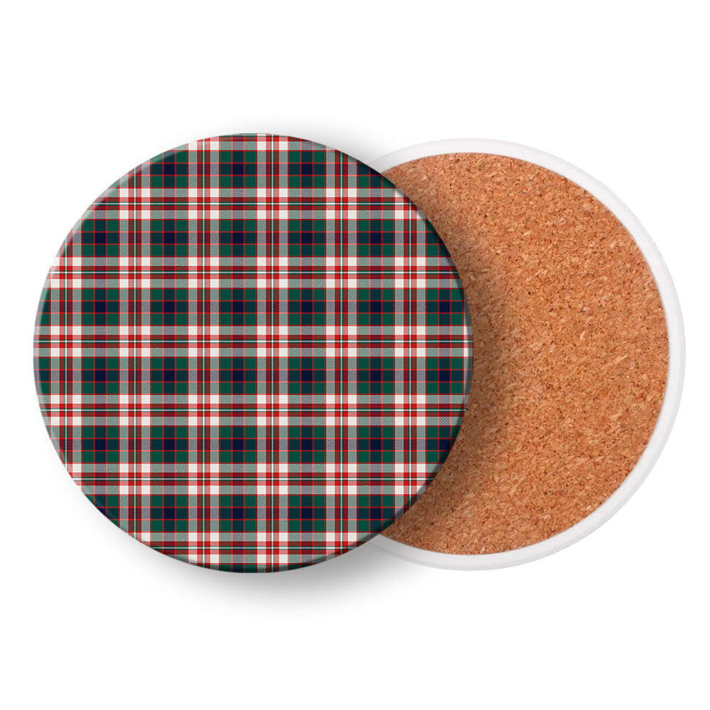 ScotsTee Shop Scottish Robertson Dress Modern Tartan Drinks Coasters – Wood, Rubber, Ceramic