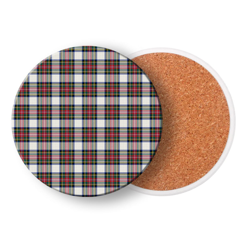 ScotsTee Shop Scottish Stewart Dress Modern Tartan Drinks Coasters – Wood, Rubber, Ceramic