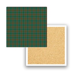 ScotsTee Shop Scottish Shaw of Tordarroch Hunting Ancient Tartan Drinks Coasters – Wood, Rubber, Ceramic
