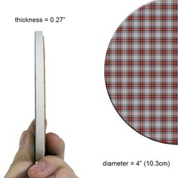 ScotsTee Shop Scottish Seller Reproduction Dress Tartan Drinks Coasters – Wood, Rubber, Ceramic