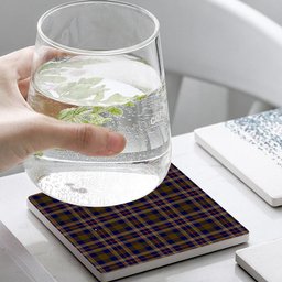 ScotsTee Shop Scottish Rutherford Simon Travis Alan Hunting Tartan Drinks Coasters – Wood, Rubber, Ceramic