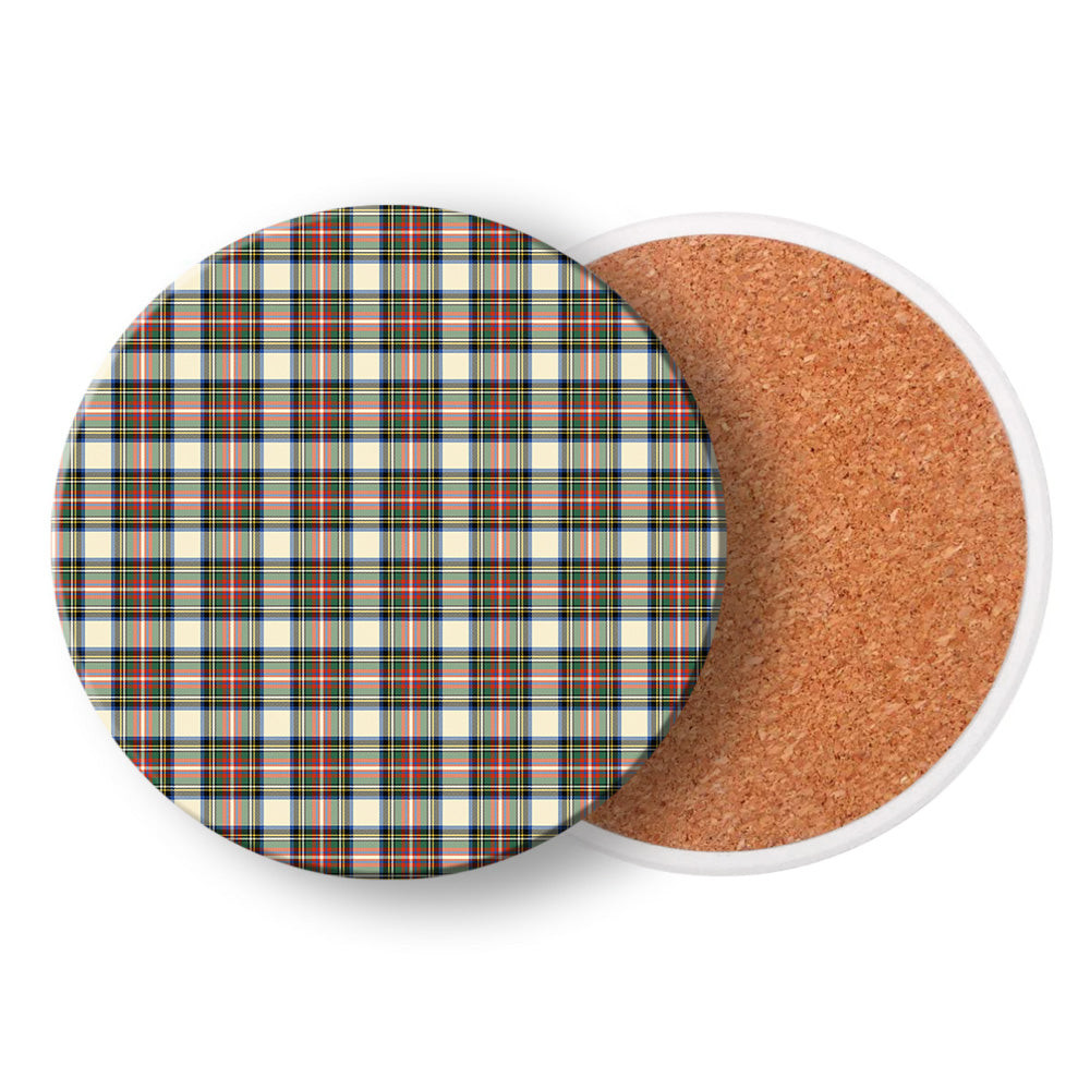 ScotsTee Shop Scottish Stewart Dress Modern SC Tartan Drinks Coasters – Wood, Rubber, Ceramic