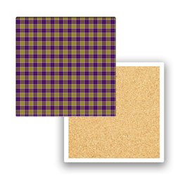 ScotsTee Shop Scottish Sheena Christie Commemorative Tartan Drinks Coasters – Wood, Rubber, Ceramic