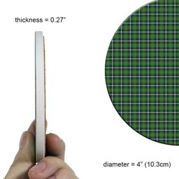 ScotsTee Shop Scottish Young Life International Scotland Tartan Drinks Coasters – Wood, Rubber, Ceramic