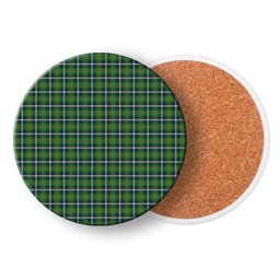 ScotsTee Shop Scottish Young Life International Scotland Tartan Drinks Coasters – Wood, Rubber, Ceramic