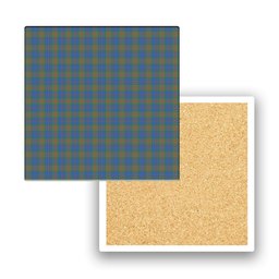 ScotsTee Shop Scottish Stewart of Appin Hunting Ancient Tartan Drinks Coasters – Wood, Rubber, Ceramic