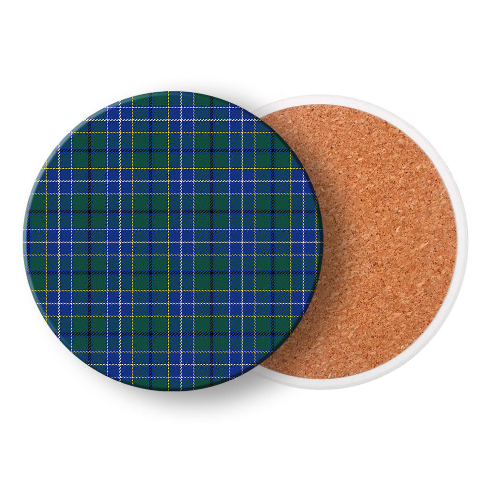 ScotsTee Shop Scottish Wishart Hunting Modern Clan Tartan Drinks Coasters – Wood, Rubber, Ceramic