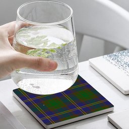 ScotsTee Shop Scottish Strang of Balkaskie Tartan Drinks Coasters – Wood, Rubber, Ceramic