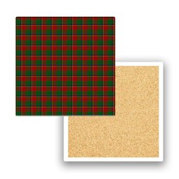 ScotsTee Shop Scottish Turnbull Dress Tartan Drinks Coasters – Wood, Rubber, Ceramic