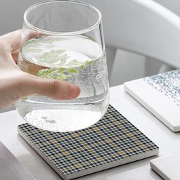 ScotsTee Shop Scottish Yamato International Tartan Drinks Coasters – Wood, Rubber, Ceramic