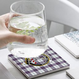 ScotsTee Shop Scottish Alexander of Menstry Dress Ancient Crest Tartan Drinks Coasters – Wood, Rubber, Ceramic
