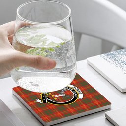 ScotsTee Shop Scottish Burns (Burns 1930) Ancient Crest Tartan Drinks Coasters – Wood, Rubber, Ceramic