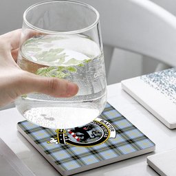 ScotsTee Shop Scottish Baxter of Balgavies Ancient Crest Tartan Drinks Coasters – Wood, Rubber, Ceramic