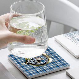 ScotsTee Shop Scottish Craig Paisley Ancient Crest Tartan Drinks Coasters – Wood, Rubber, Ceramic