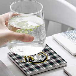 ScotsTee Shop Scottish Campbell of Cawdor Dress Modern Crest Tartan Drinks Coasters – Wood, Rubber, Ceramic