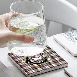 ScotsTee Shop Scottish Dunbar Plaid Ancient Crest Tartan Drinks Coasters – Wood, Rubber, Ceramic