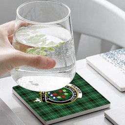 ScotsTee Shop Scottish Fraser Gathering Hunting Ancient Crest Tartan Drinks Coasters – Wood, Rubber, Ceramic