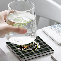 ScotsTee Shop Scottish Gordon Dress MacGregor-Hastie Crest Tartan Drinks Coasters – Wood, Rubber, Ceramic