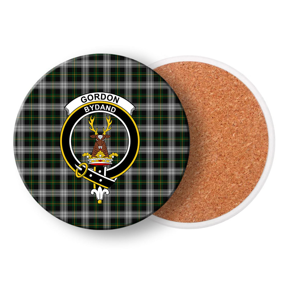 ScotsTee Shop Scottish Gordon Dress MacGregor-Hastie Crest Tartan Drinks Coasters – Wood, Rubber, Ceramic