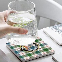 ScotsTee Shop Scottish Guthrie Dress Ancient Crest Tartan Drinks Coasters – Wood, Rubber, Ceramic