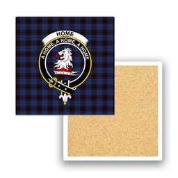 ScotsTee Shop Scottish Home Vestiarium Scoticum Crest Tartan Drinks Coasters – Wood, Rubber, Ceramic