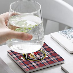 ScotsTee Shop Scottish MacDonald Dress Irish Ancient Crest Tartan Drinks Coasters – Wood, Rubber, Ceramic
