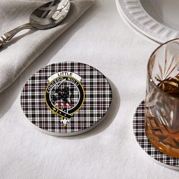 ScotsTee Shop Scottish Little Arisaid Modern Crest Tartan Drinks Coasters – Wood, Rubber, Ceramic