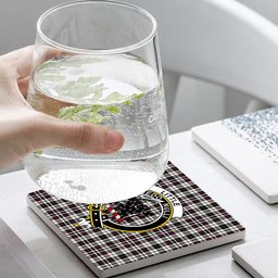 ScotsTee Shop Scottish Little Arisaid Modern Crest Tartan Drinks Coasters – Wood, Rubber, Ceramic