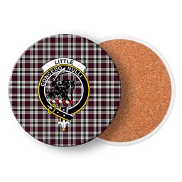 ScotsTee Shop Scottish Little Dress Modern Crest Tartan Drinks Coasters – Wood, Rubber, Ceramic