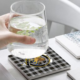 ScotsTee Shop Scottish MacFie of Colonsay Dress Crest Tartan Drinks Coasters – Wood, Rubber, Ceramic