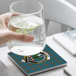 ScotsTee Shop Scottish MacLaine of Lochbuie Hunting Ancient Crest Tartan Drinks Coasters – Wood, Rubber, Ceramic