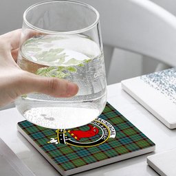 ScotsTee Shop Scottish MacNeacail Hunting Ancient Crest Tartan Drinks Coasters – Wood, Rubber, Ceramic