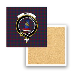 ScotsTee Shop Scottish Mar Dress - TD Crest Tartan Drinks Coasters – Wood, Rubber, Ceramic